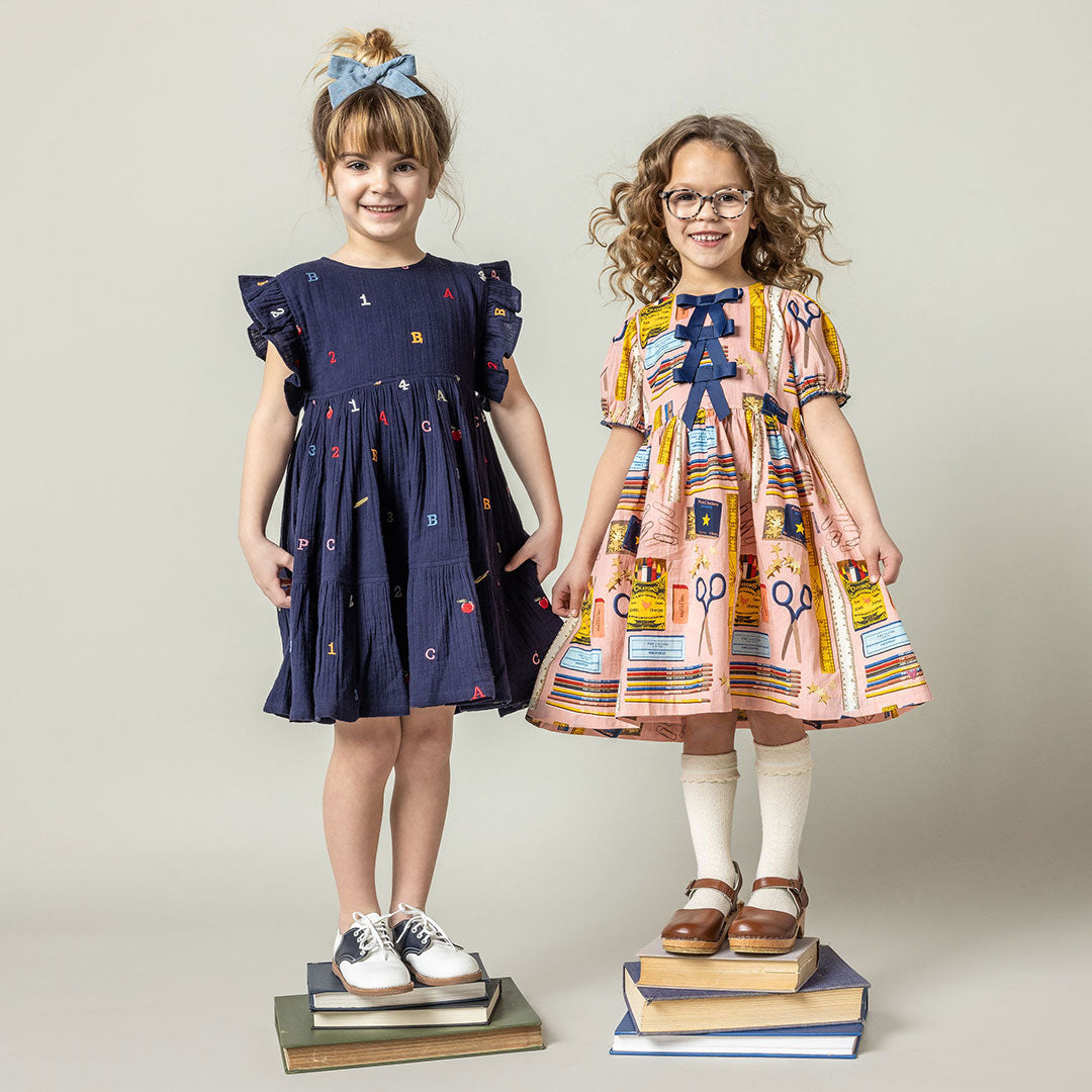 pink chicken alphabet dress Pink Chicken Girls' Dresses