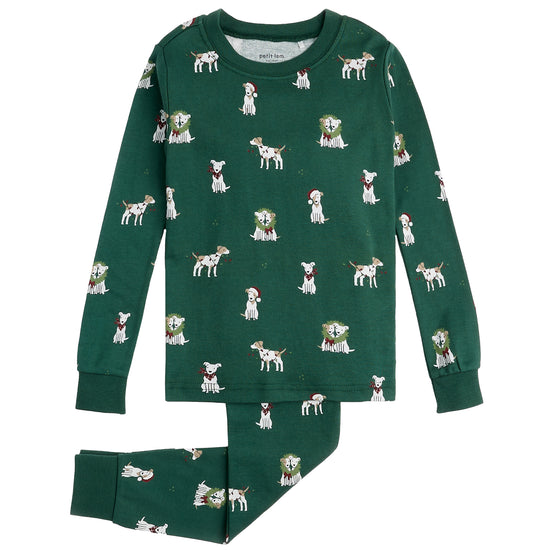 Load image into Gallery viewer, Festive Dogs Pajama Set
