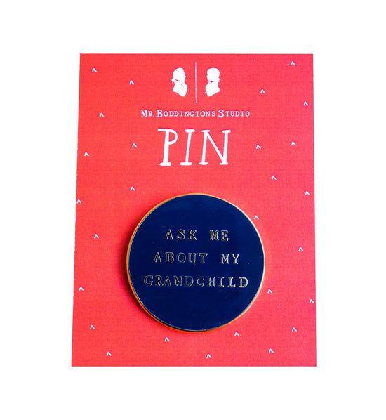 Ask Me About My Grandchild Pin