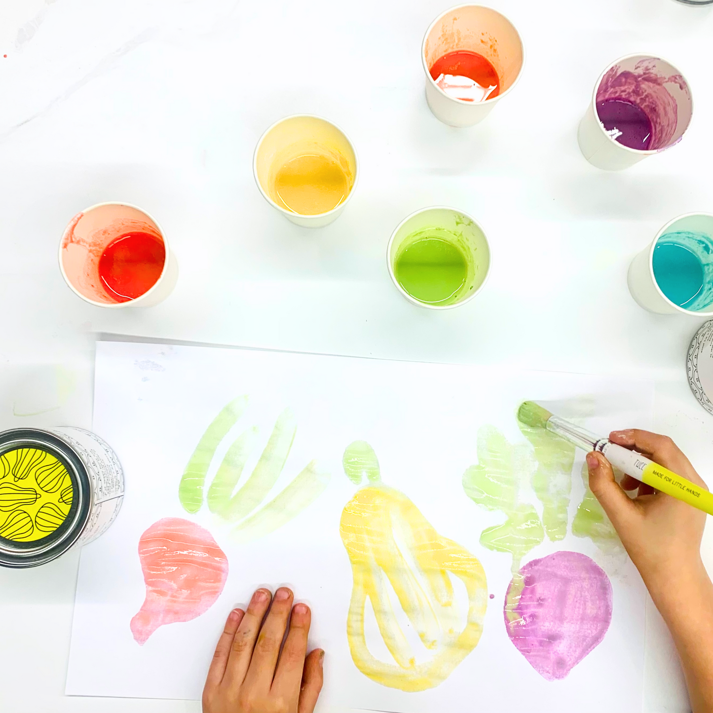 Farmer Kerri's Veggie Paints, Winter