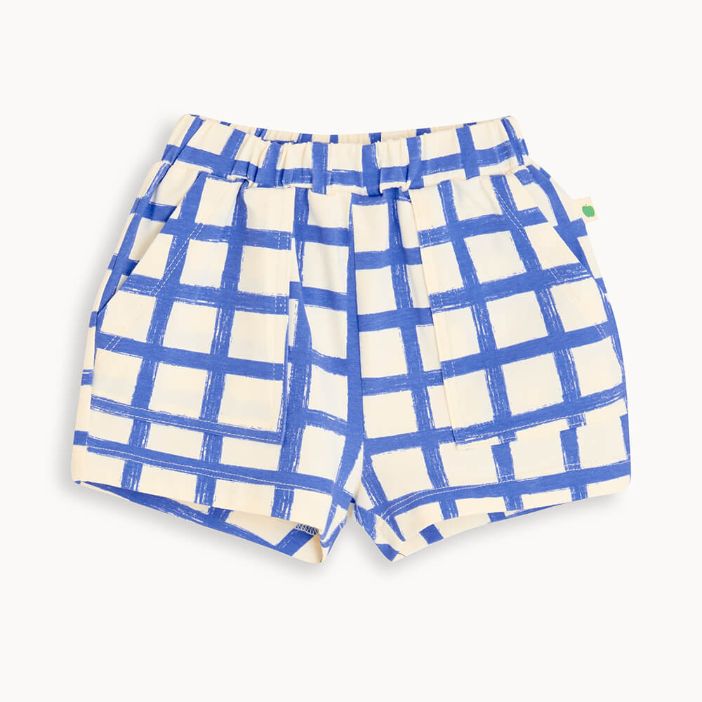 Blue Checker Sailor Shorts – Bree Kids