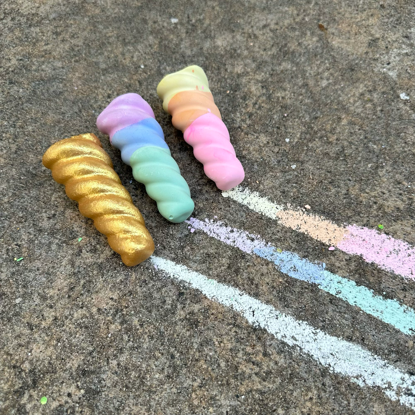 Rainbow Unicorn Horn Chalk
