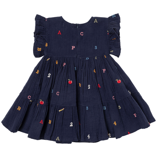 Load image into Gallery viewer, Alphabet Embroidery Kit Dress
