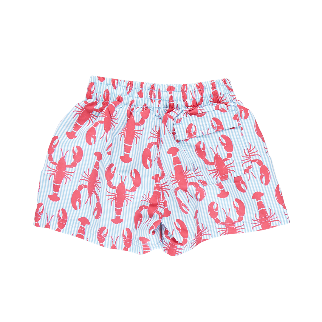 Lobster Stripe Swim Trunk