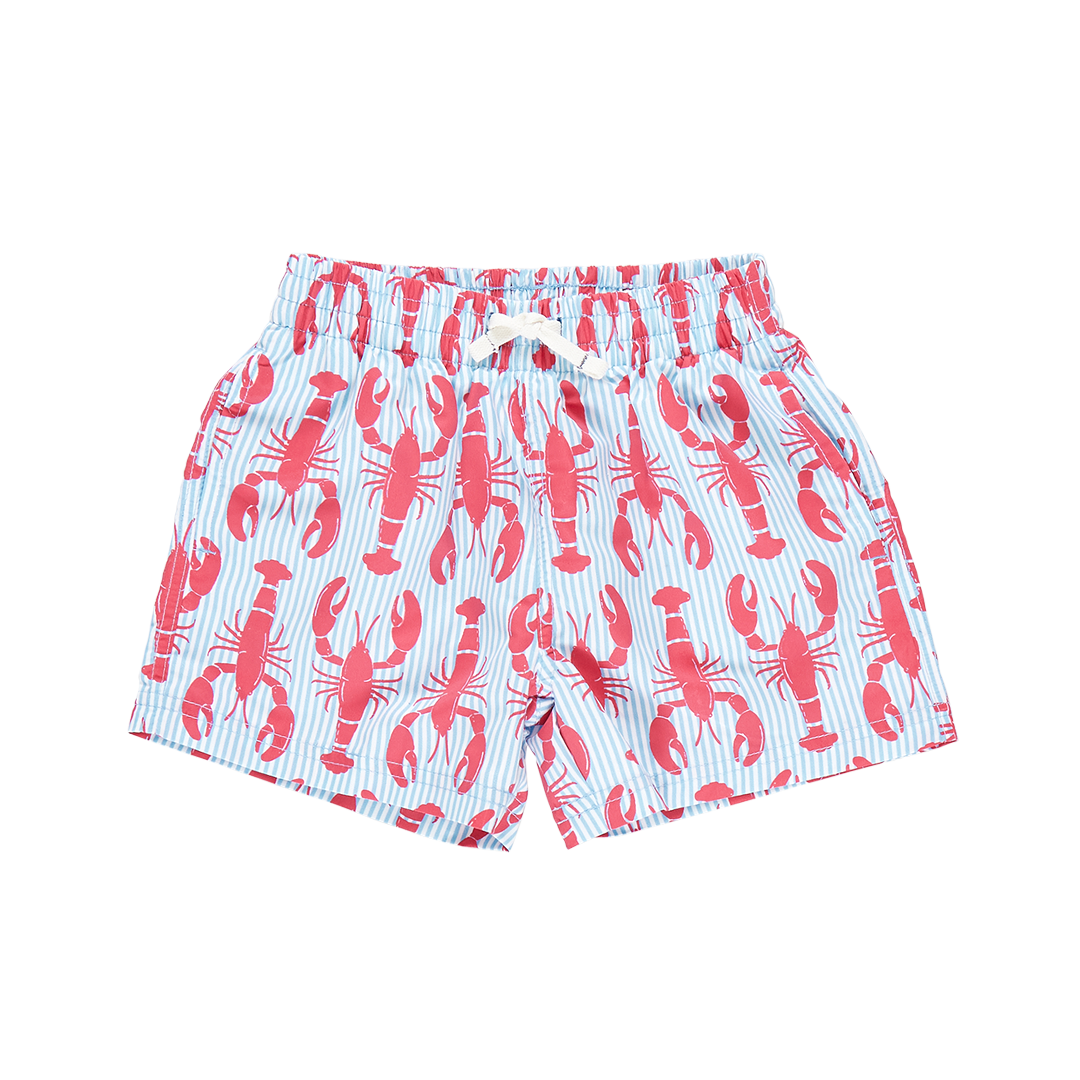 Lobster Stripe Swim Trunk