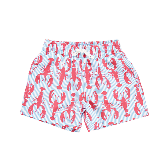 Lobster Stripe Swim Trunk