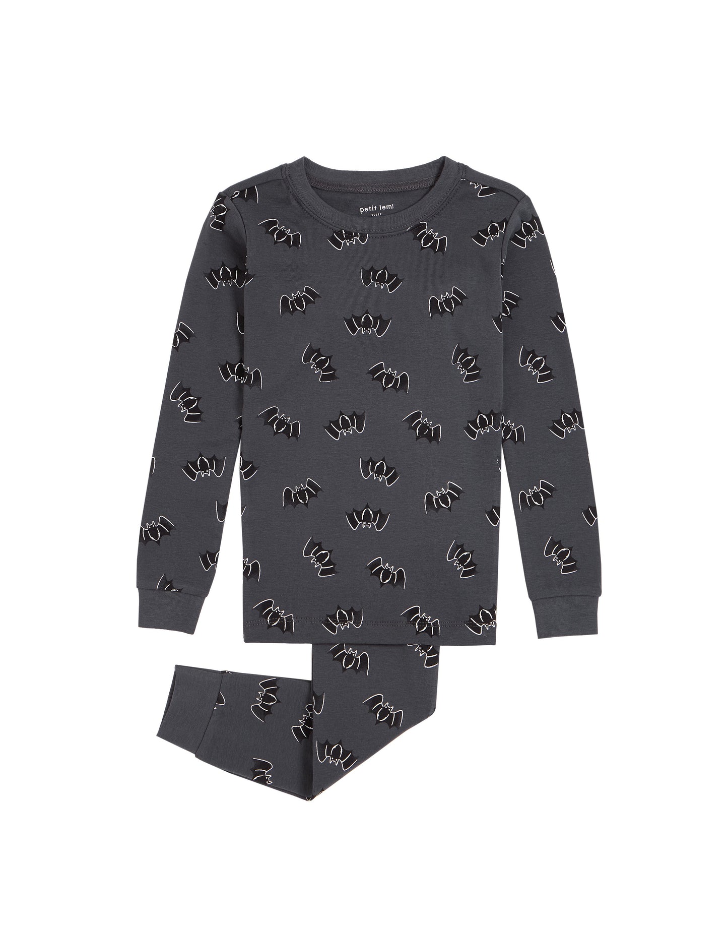Glow in the Dark Eerie Bats Pajama Set