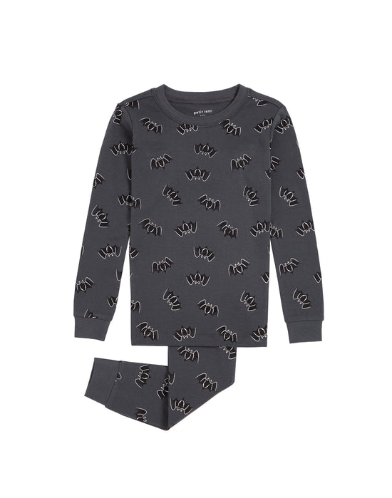 Glow in the Dark Eerie Bats Pajama Set