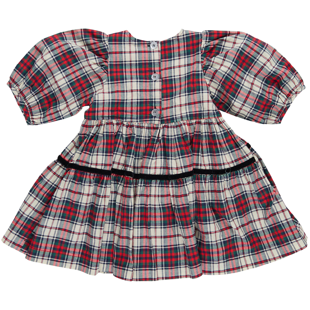 Maribelle Dress, Holly Tartan