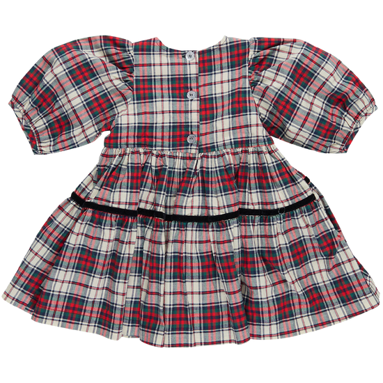 Maribelle Dress, Holly Tartan
