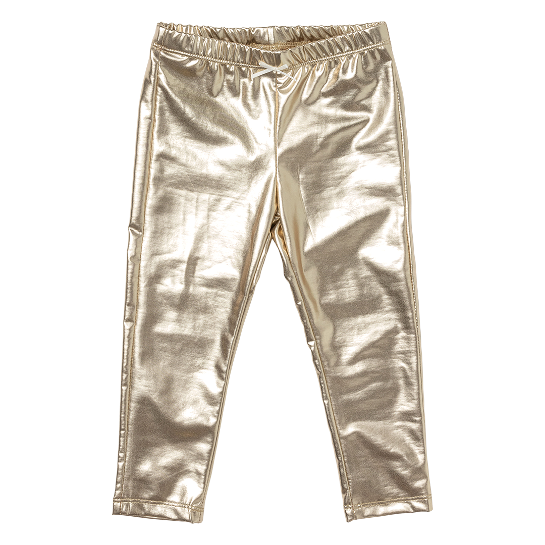 Gold Lame Legging