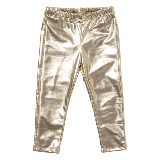 Gold Lame Legging