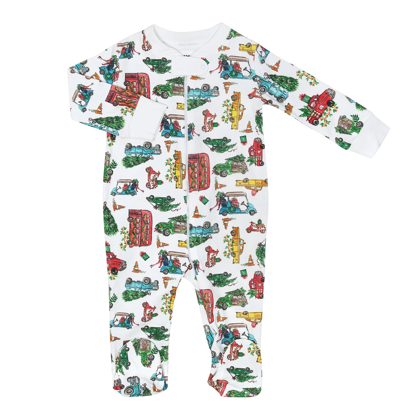 Home for the Holidays Zipper Romper