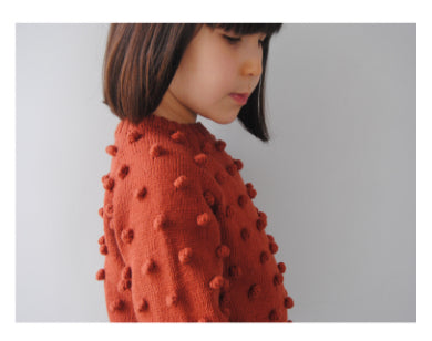 Load image into Gallery viewer, Popcorn Pullover Sweater, Reddish
