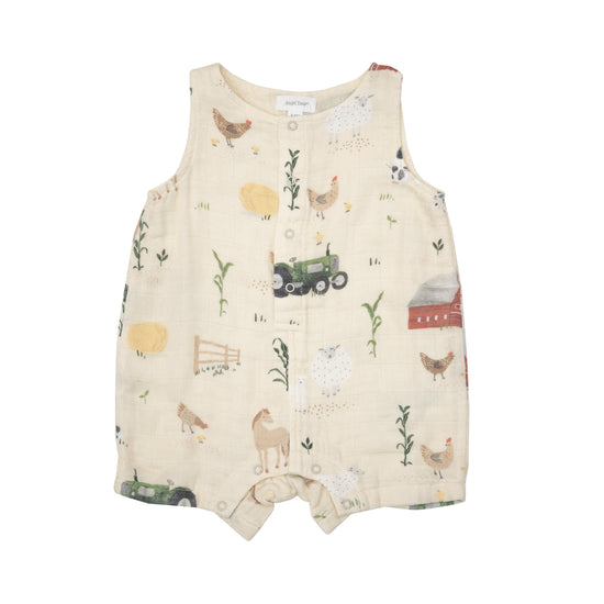 Shortie Romper, Big Red Barn