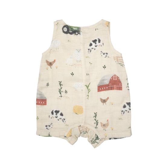 Shortie Romper, Big Red Barn