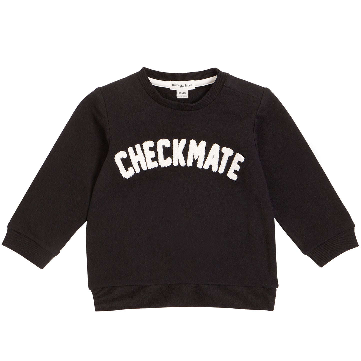 Chenille Checkmate Sweatshirt