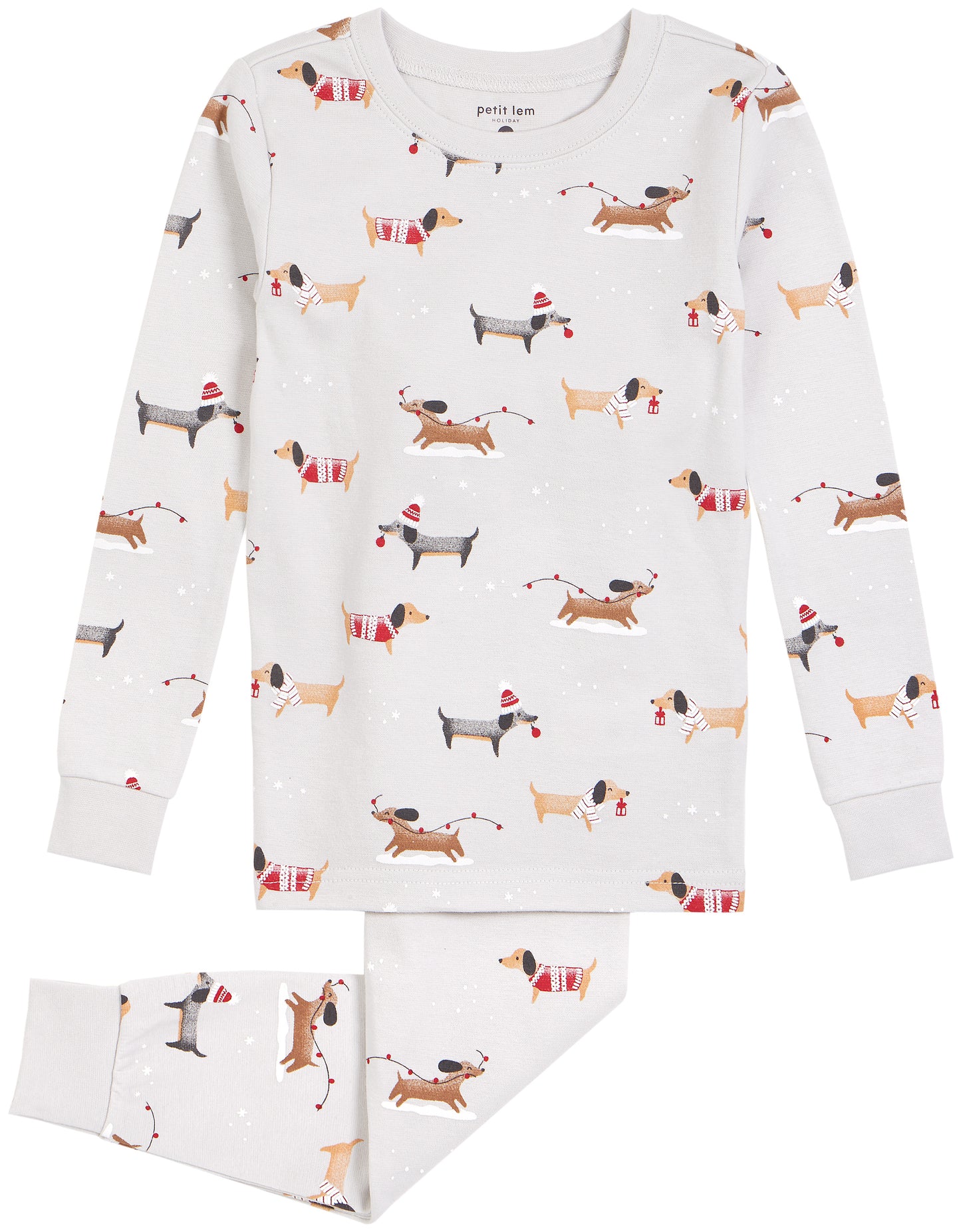 Dachsund through the Snow Pajama Set
