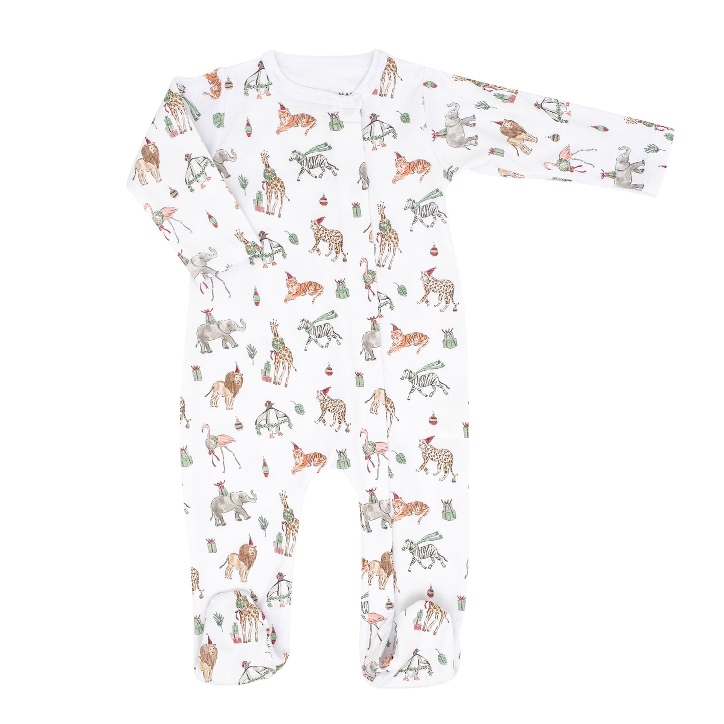Holiday Safari Footie Romper