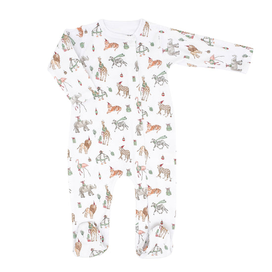 Holiday Safari Footie Romper