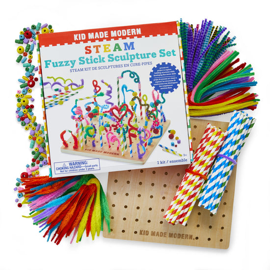 Fuzzy Stick Sculpture Set