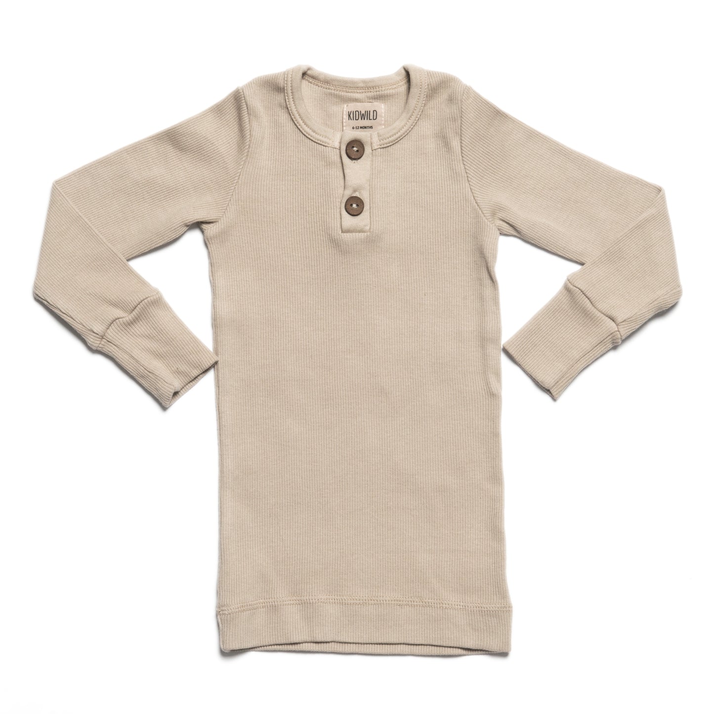 Organic Long Sleeve Top, Oatmeal