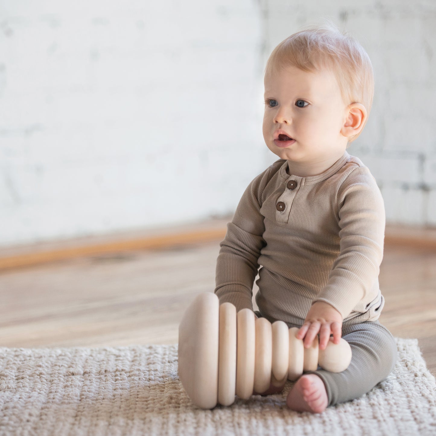 Organic Long Sleeve Top, Oatmeal