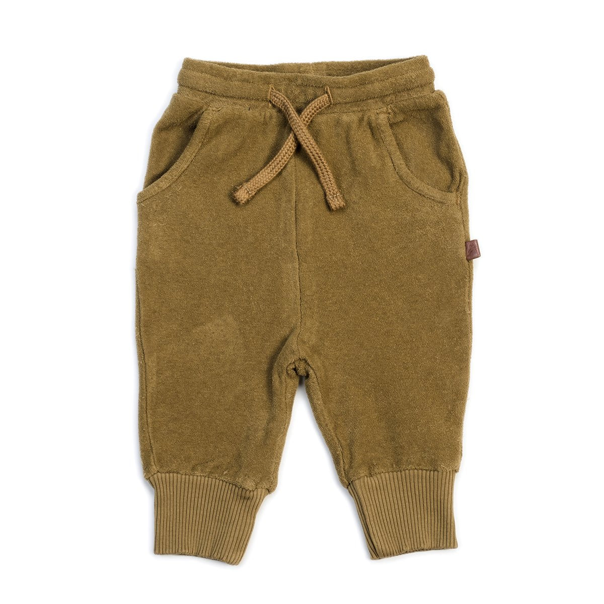 Organic Terry Joggers, Olive