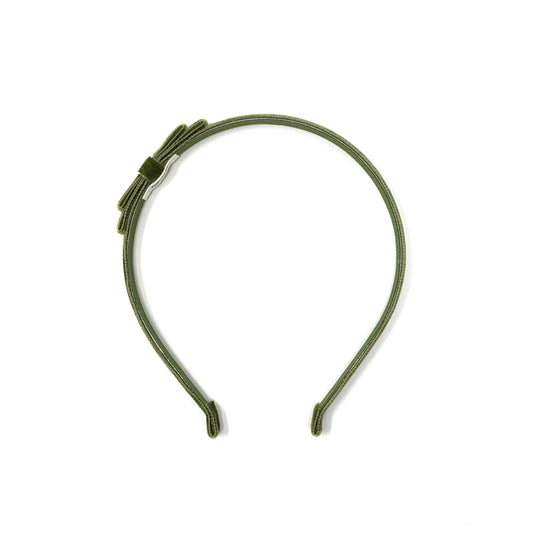 Velvet Headband, Loden