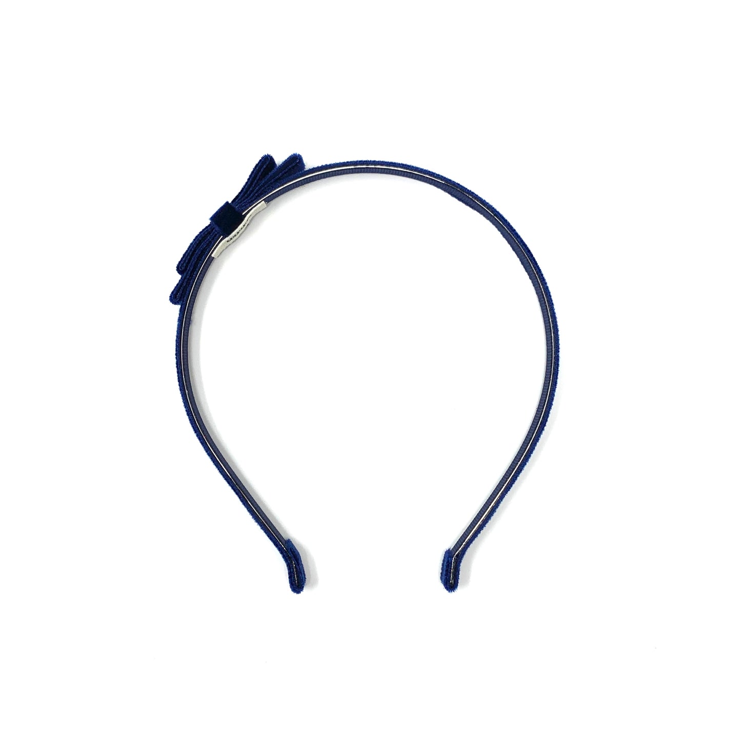 Velvet Headband, Navy