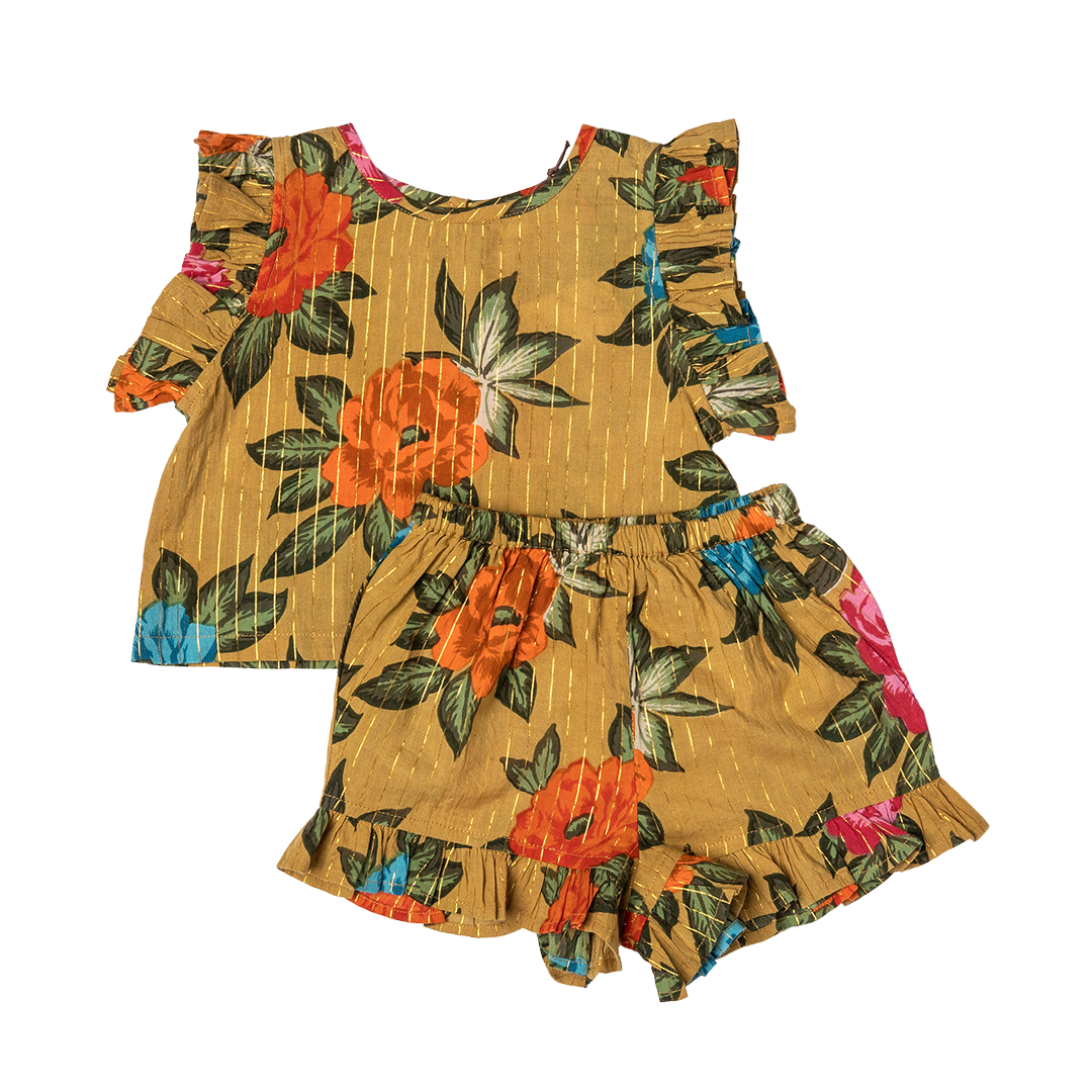 Roey Set, Hawaiian Floral