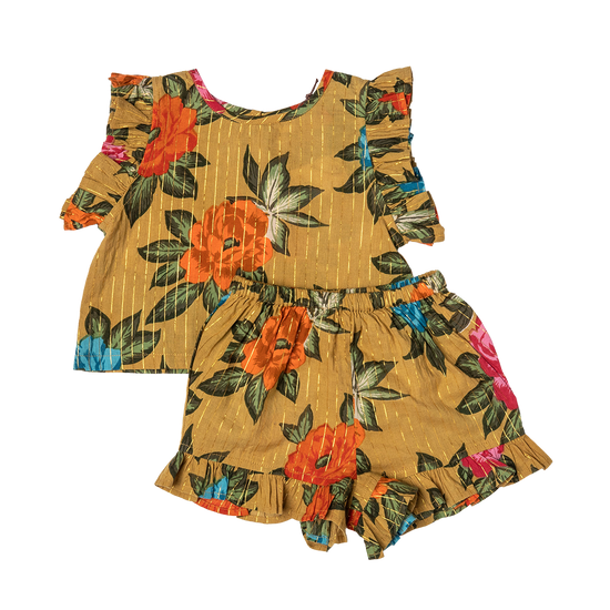 Roey Set, Hawaiian Floral