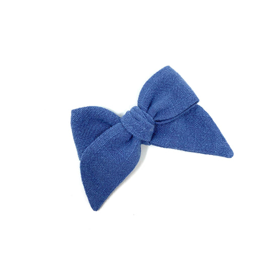 Baby Tied Bow, Blue