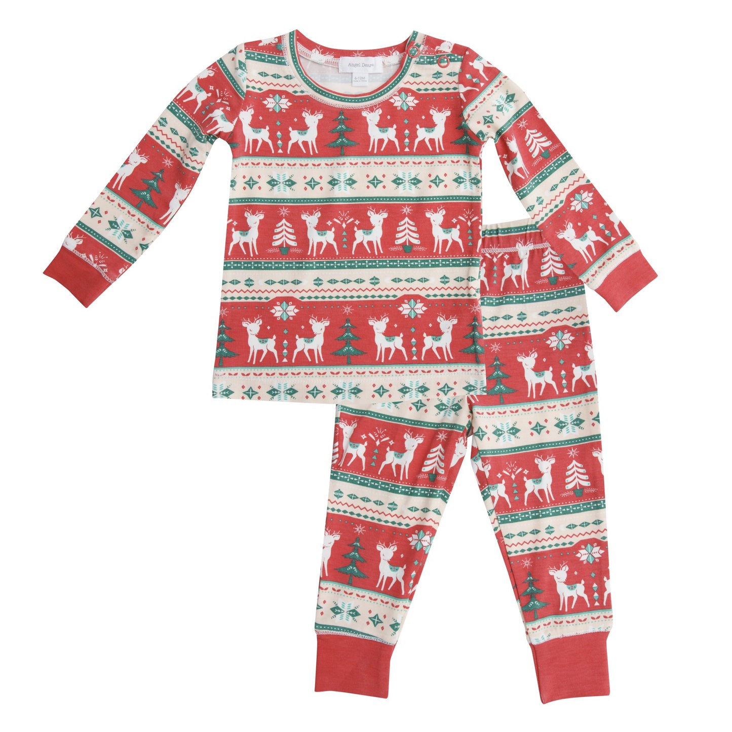 Vintage Deer Fair Isle Lounge Set