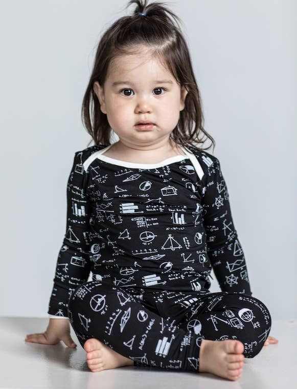 Chalk Math Pajama Set