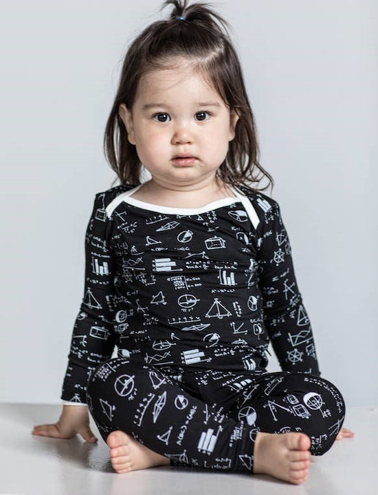 Chalk Math Pajama Set