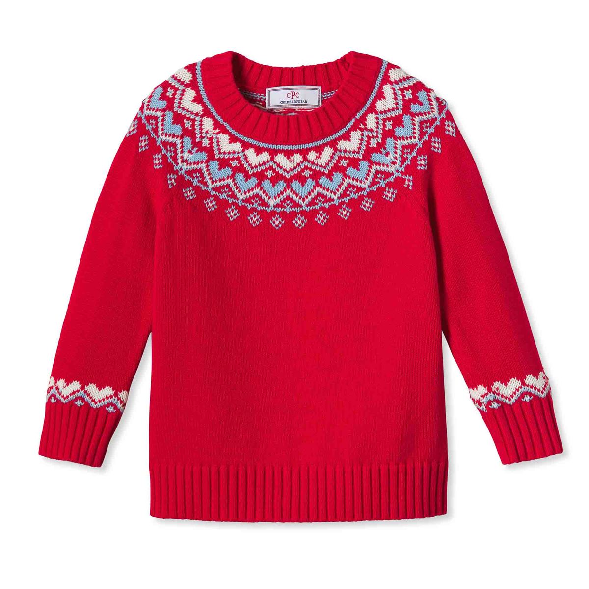 Katrina Heart Fair Isle Sweater