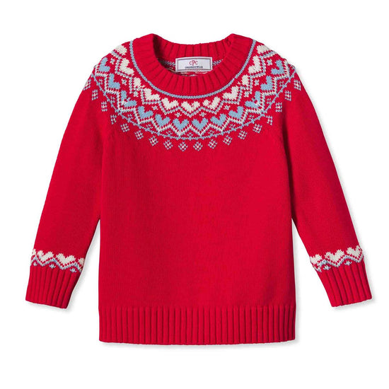 Katrina Heart Fair Isle Sweater