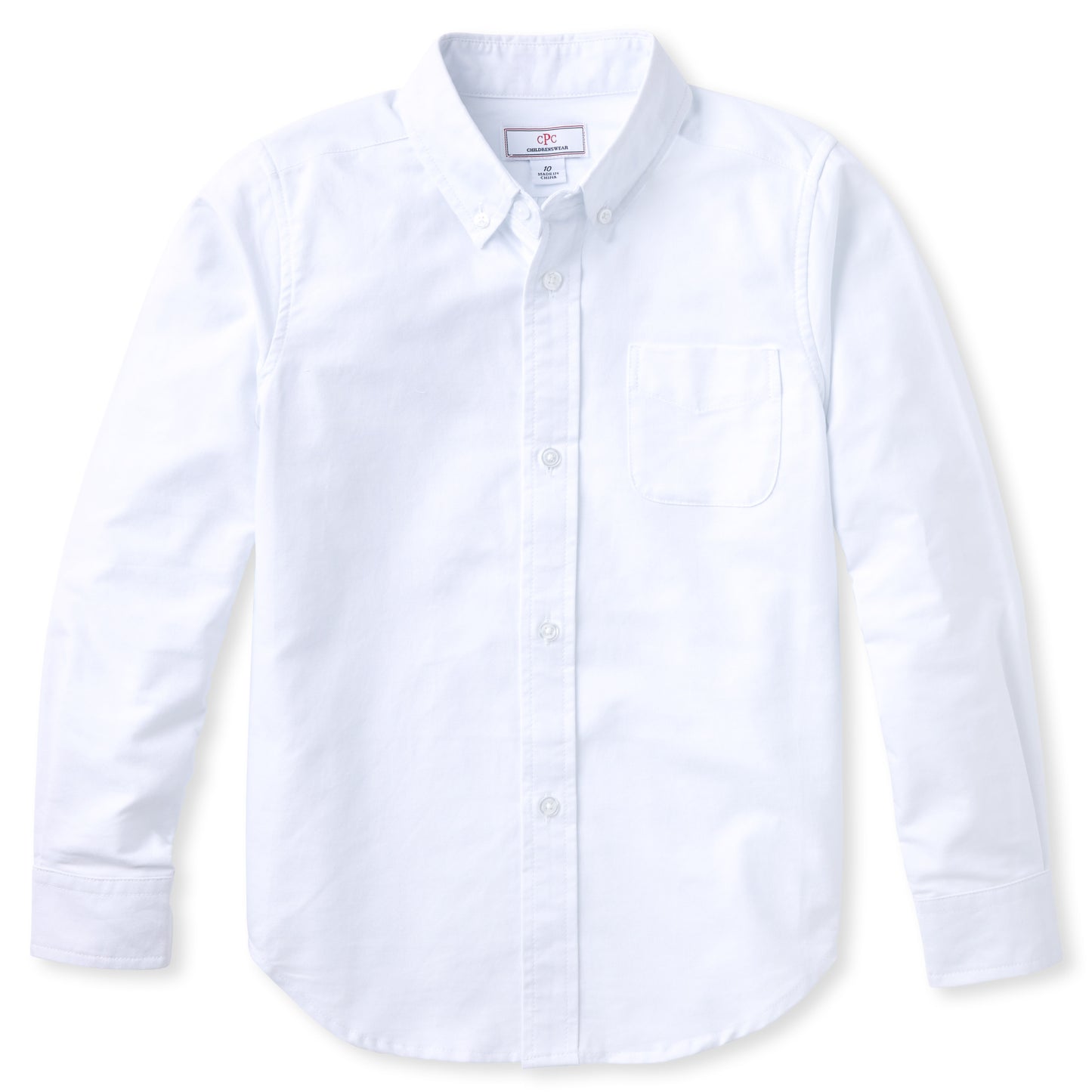 Owen Long Sleeve Button Down, White