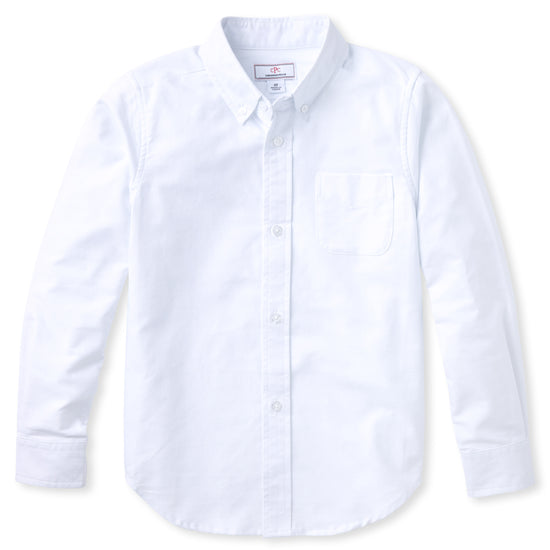 Owen Long Sleeve Button Down, White