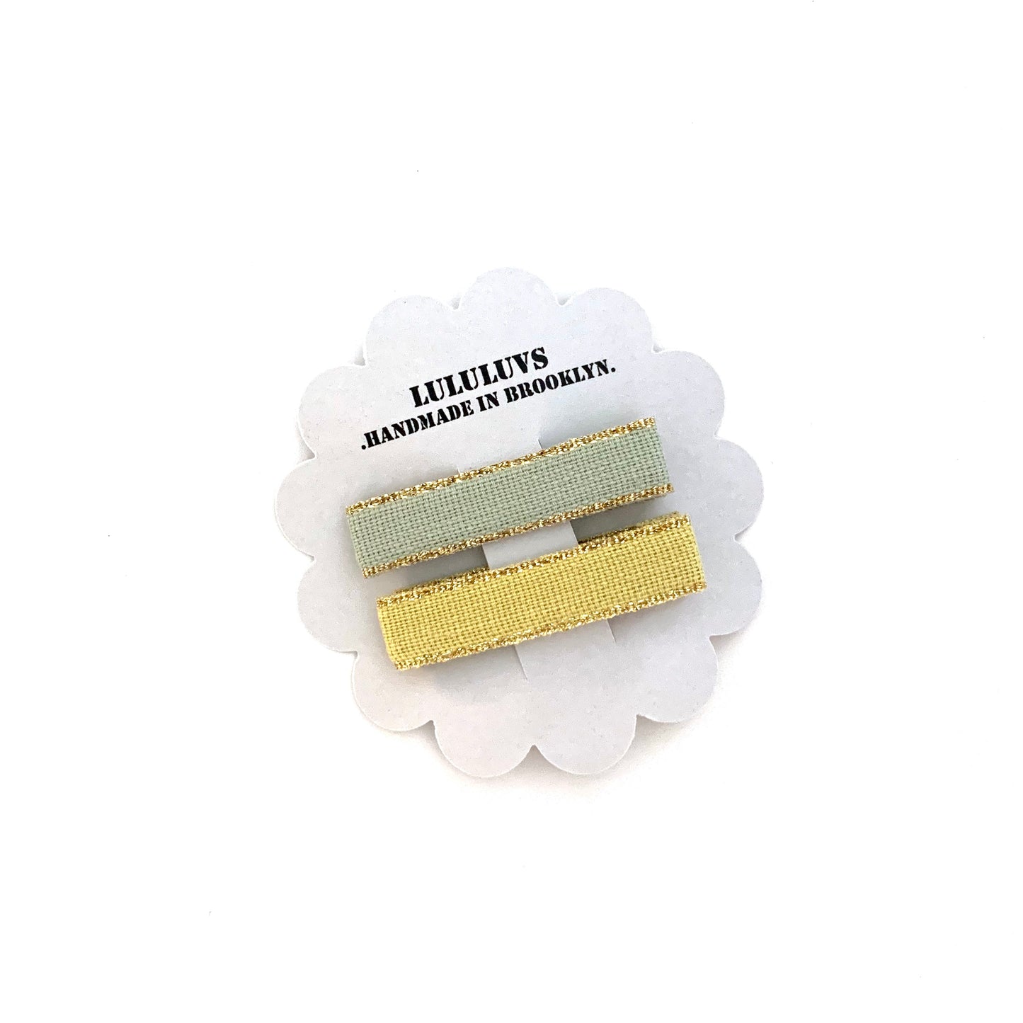 Ribbon Bar Clips, Greens
