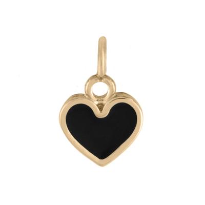 Load image into Gallery viewer, Small Heart Charm, Black
